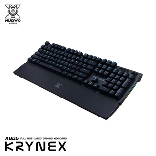 คีย์บอร์ดเกมมิ่ง Nubwo X806 Mechanical Keyboard Blue Red Switch ประกัน 2ปี