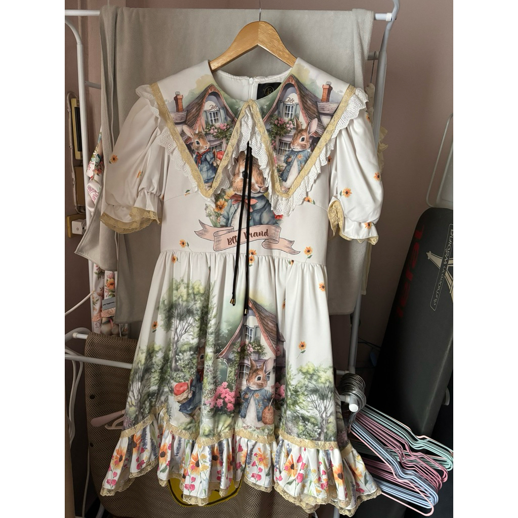 พร้อมส่ง มือสอง เดรส แบรนด์ BLT size 2XL
