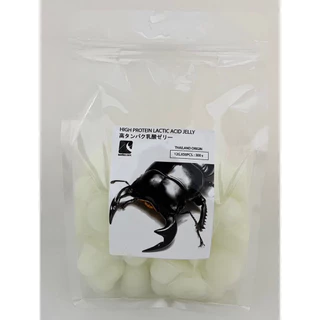 ⭐️Jelly High protein lactic 12g.x50 pcs. for Insect and Beetles. อาหารด้วงj