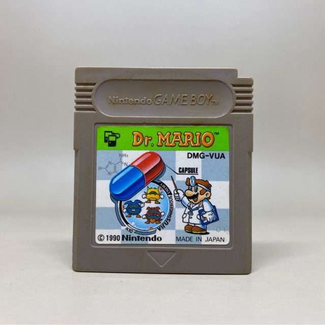 Dr.Mario (GB) | ตลับเปล่าเกมบอยแท้ Gameboy Original Cartridge Japan | สินค้ามือสอง ใช้งานปกติ