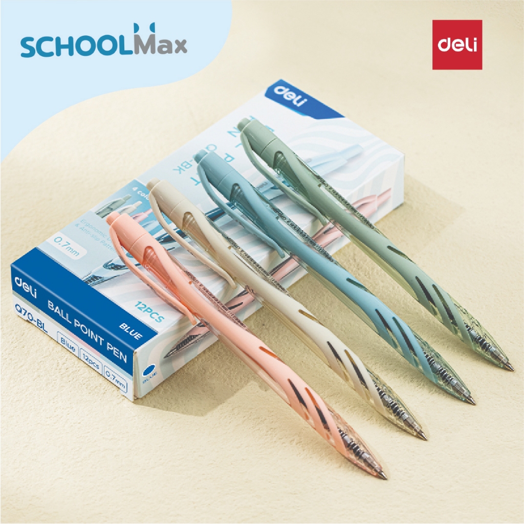 Deli ปากกาลูกลื่น 0.7mm รุ่น No.Q70 / ด้าม