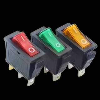 สวิทซ์กระดก 3P | มีไฟ OFF-ON KCD3 16A250VAC