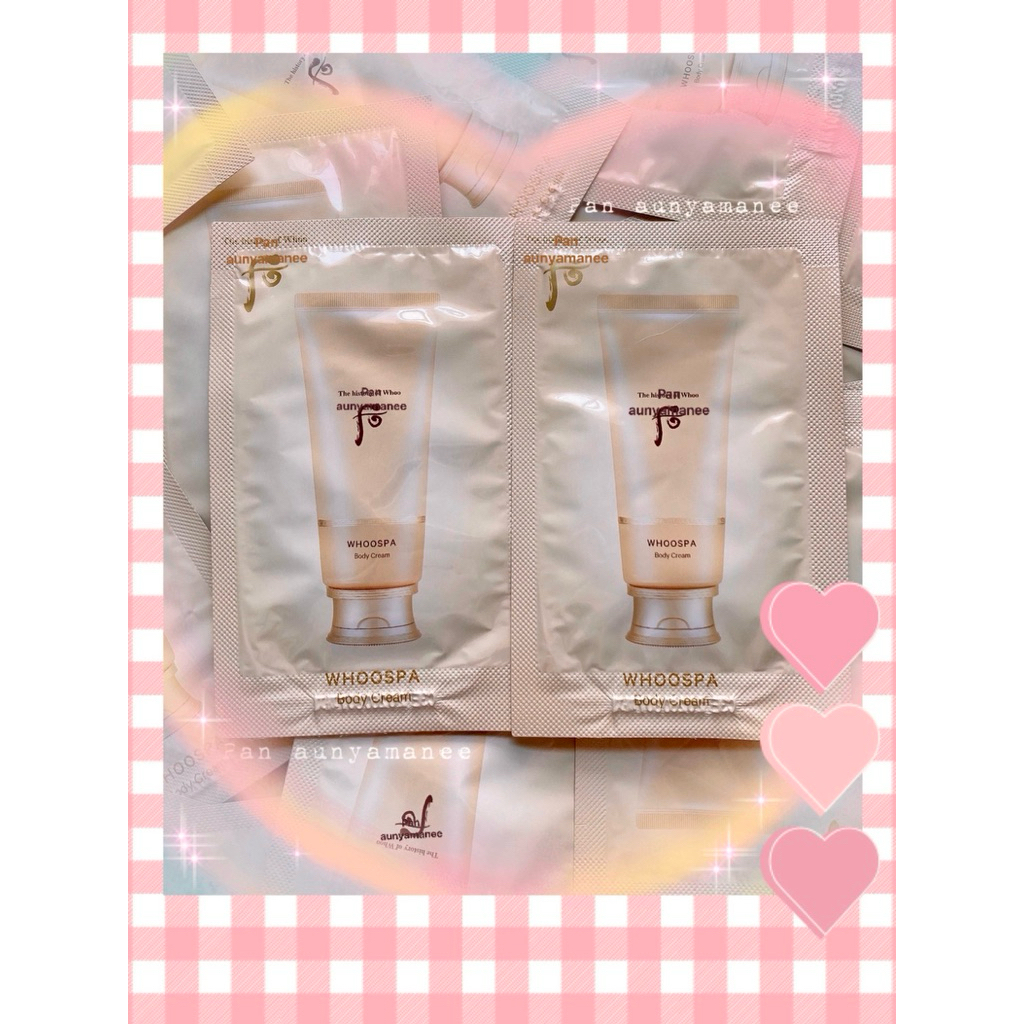 ♥️(โลชั่นทาผิว)(✅ของแท้💯%‼️)whoospa body cream 8ml♥️