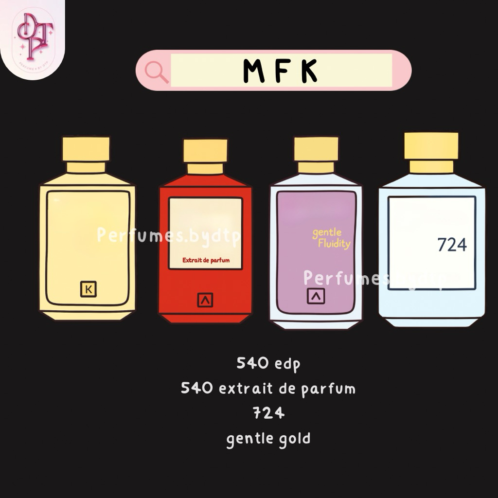 น้ำหอมแบ่งขาย  540/ gentle fluidity gold/ 724