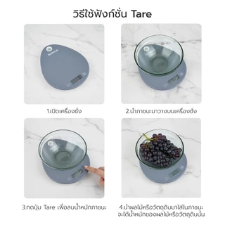 Alechaung เครื่องชั่งน้ำหนักอาหาร เครื่องชั่งอาหารดิจิตอล เครื่องชั่ง Kitchen scale หน้าจอ LCD แม่นยำ