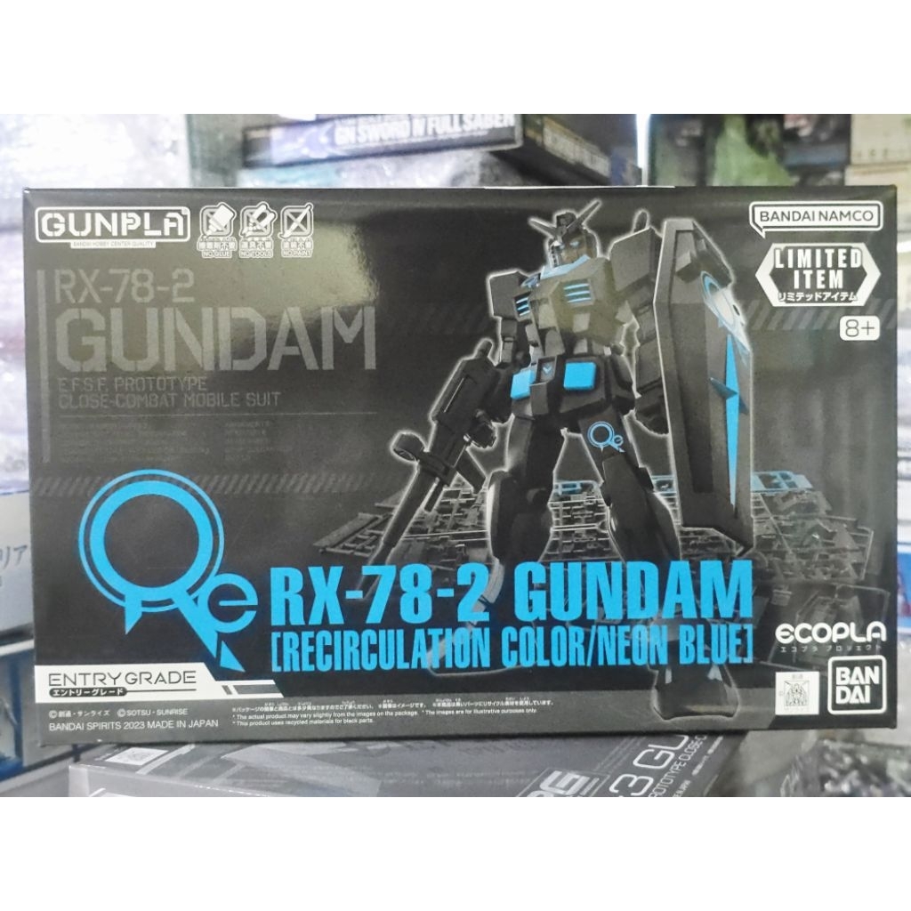 (พร้อมส่ง) EG1/144 RX-78-2 GUNDAM (RECIRCULATION/NEON BLUE) LIMITED ITEM
