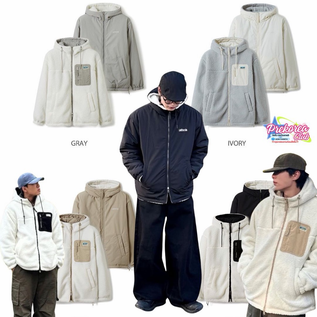 [preorder สอบถามก่อนสั่งซื้อ] เสื้อฮู๊ด Who.a.u Reversible Dumble Jumper / WHJJE4T14U