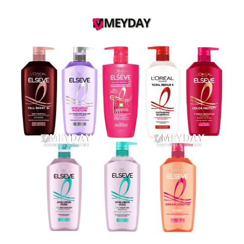 L'OREAL PARIS ELSEVE แชมพู / ครีมนวด ลอรีอัลปารีส ขนาด 375-410 ml.