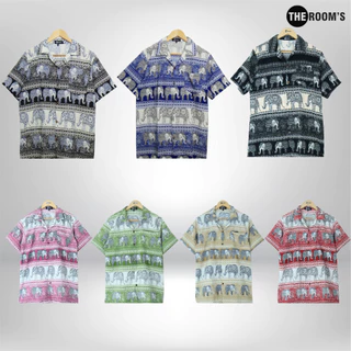 THE ROOM'S - เดอะรูม เสื้อช้าง ผลิตในไทย 100% เสื้อฮาวาย โคตรนุ่ม แขนสั้น ผ้าดีมาก รวมช้าง