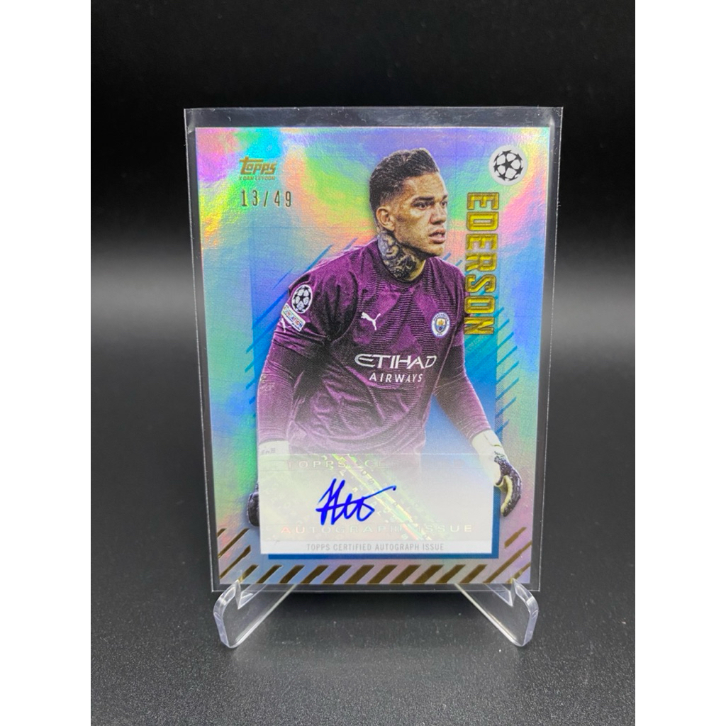 การ์ดฟุตบอล⚽️ Ederson | 2022-23 Topps UEFA Champions League – Autograph Parallel 💎