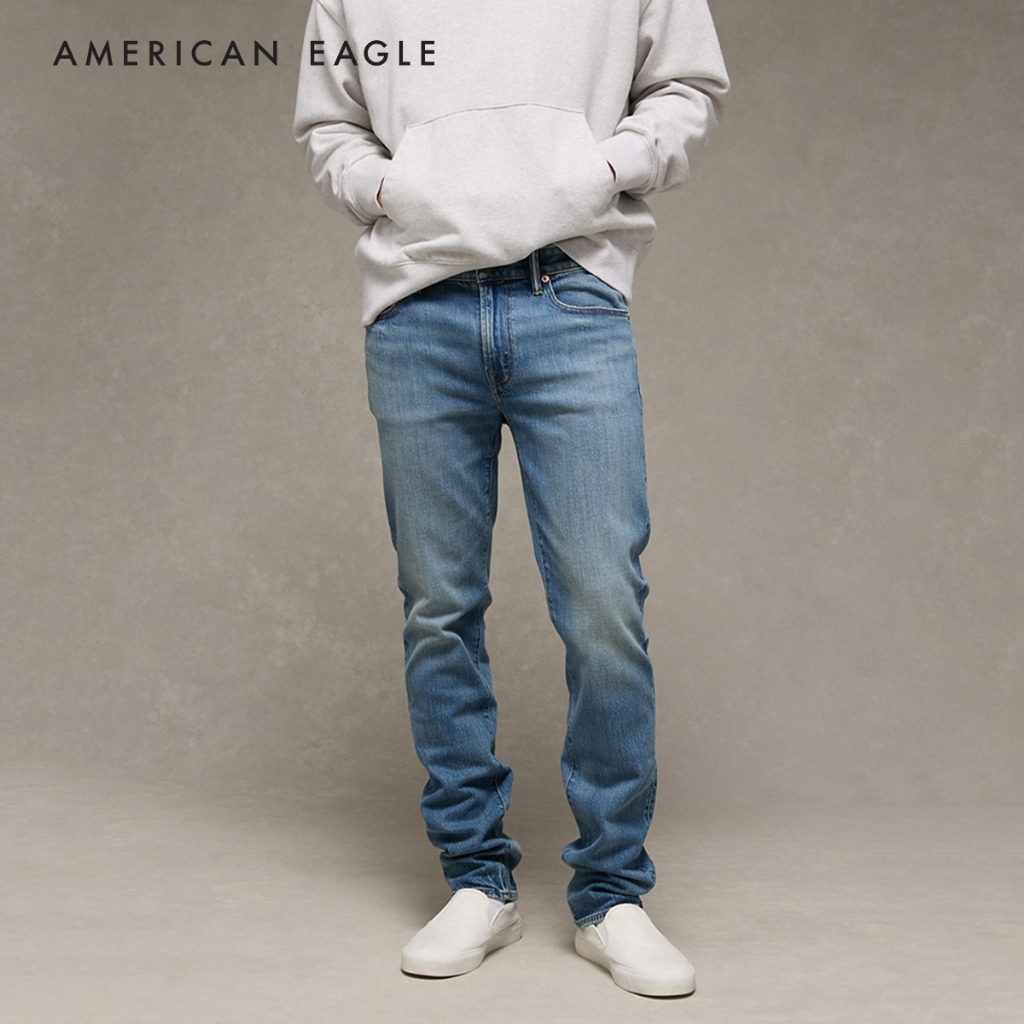 American Eagle AirFlex+ TENCEL Fibers Patched Slim Jean กางเกง ยีนส์ ผู้ชาย สลิม (MSL 011-7264-447)