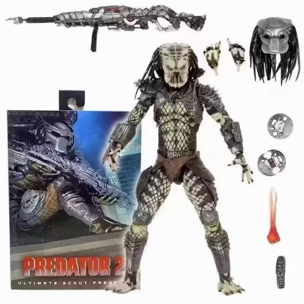 โมเดลฟิกเกอร์Predator2(UtimateScout)งานNecaจีนpvc❤️