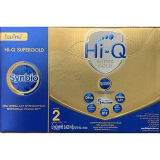 นมผง ไฮคิว ซูเปอร์โกลด์ สูตร 2 ขนาด 3420 กรัม Hi-Q SuperGold SYNBIO PROTEQ 3420 g ไฮคิวสูตร2