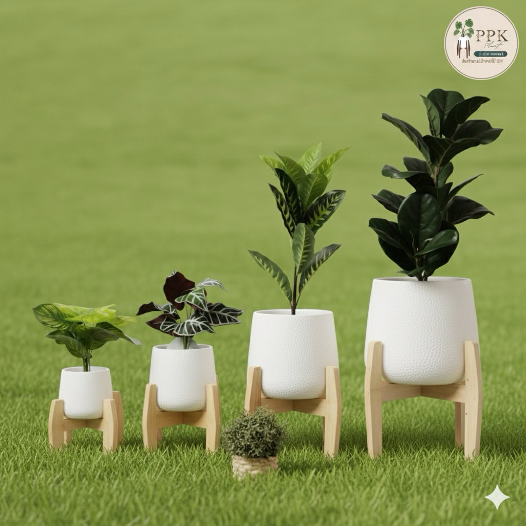 ชุดกระถางเบลล่าพร้อมขาตั้งมินิมอล