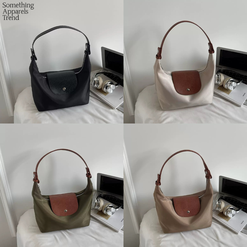 (New!!✨)Somethingapparels trend -Mira Bag- Size L รวมสี Crossbody สะพายข้าง กระเป๋าถือ กระเป๋าNylon กันน้ำ ราคา ถูกที่สุด ดีลบีเคเค แกลเลอรีภาพที่ 4