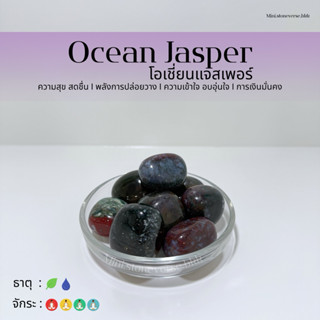 (พร้อมส่ง) หินก้อน Tumbled Ocean Jasper (โอเชี่ยนแจสเปอร์) ห…