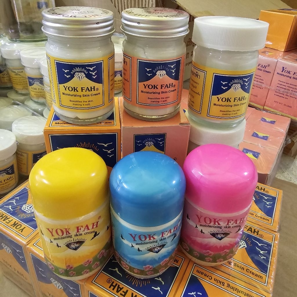 ครีมสโนว์ ครีมภูเขา ดั้งเดิม หยกฟ้า snow flawless nourish skin winter 50grams เฮสลีนไทย