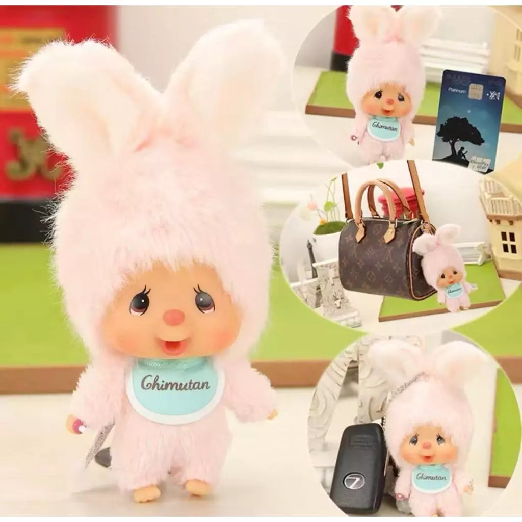 จัดส่งทันที ตุ๊กตา monchhichi พวงกุญแจ ม่อนชิชิ monchichi จากญี่ปุ่น ม่อนชิชิ มอนชิชิ ห้อยกระเป๋า - รูปที่ 4