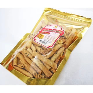 ทองม้วนน้ำตาลโตนดแท้ เกรดพรีเมี่ยม ขนมOTOPเพชรบุรี มีกลิ่นหอมน้ำตาลโตนด มัน อร่อย