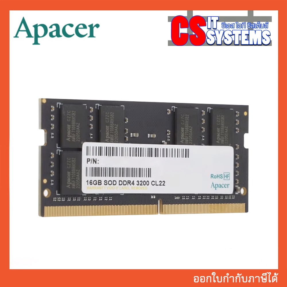 RAM DDR 4 16GB (16GBx1) 3200MHz APACER