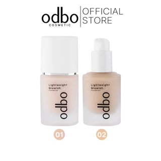 ODBO (NEW!! รองพื้นสูตรโกลว์ ) LIGHTWEIGHT GLOWISH LIQUID FOUNDATION OD4014