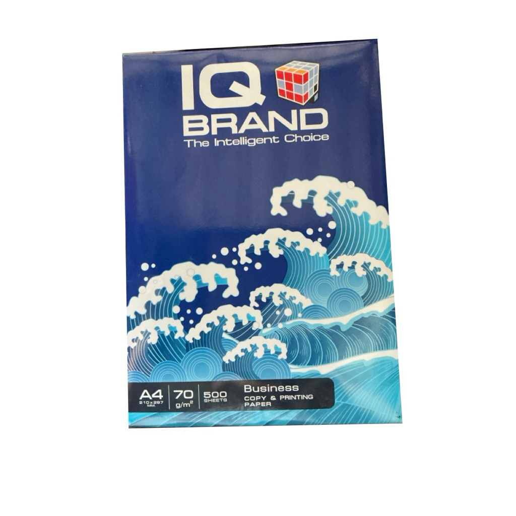 กระดาษสำหรับถ่ายเอกสาร70แกรม500แผ่น(iQ Brand)