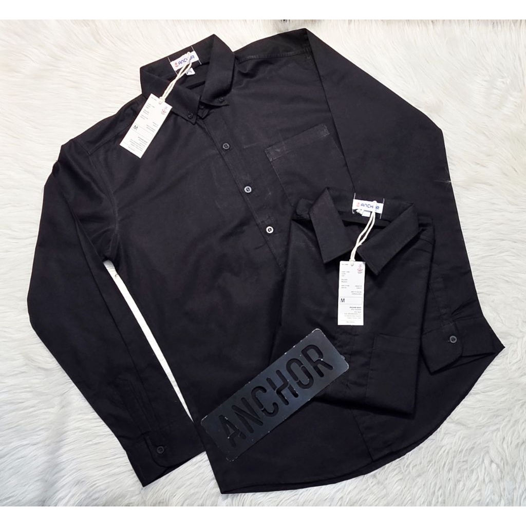 เสื้อเชิ้ตผู้ชายสีดำ-สีขาวส่งใน