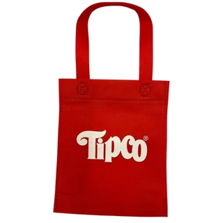 (GWP ของเเถมห้ามจำหน่าย) ถุงผ้าแดง Tipco ไซต์มินิ