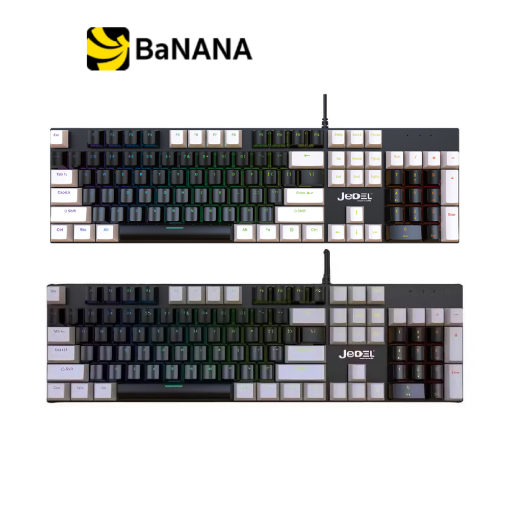 คีย์บอร์ดเกมมิ่ง Jedel Gaming Keyboard KL95D Full Mechanical Keyboard 104 key (EN) by Banana IT