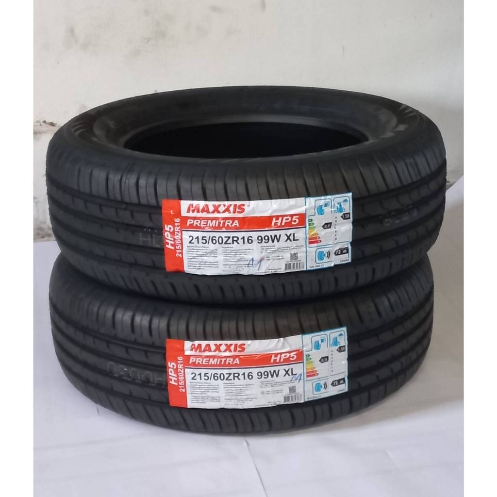 ยาง MAXXIS  Size 215/60R16  ยางนอก 2 เส้น ราคาสุดคุ้ม ( ขอบ16 ) ยางใหม่ จำนวน 2 เส้น แถมจุ๊กยาง 2 ตั