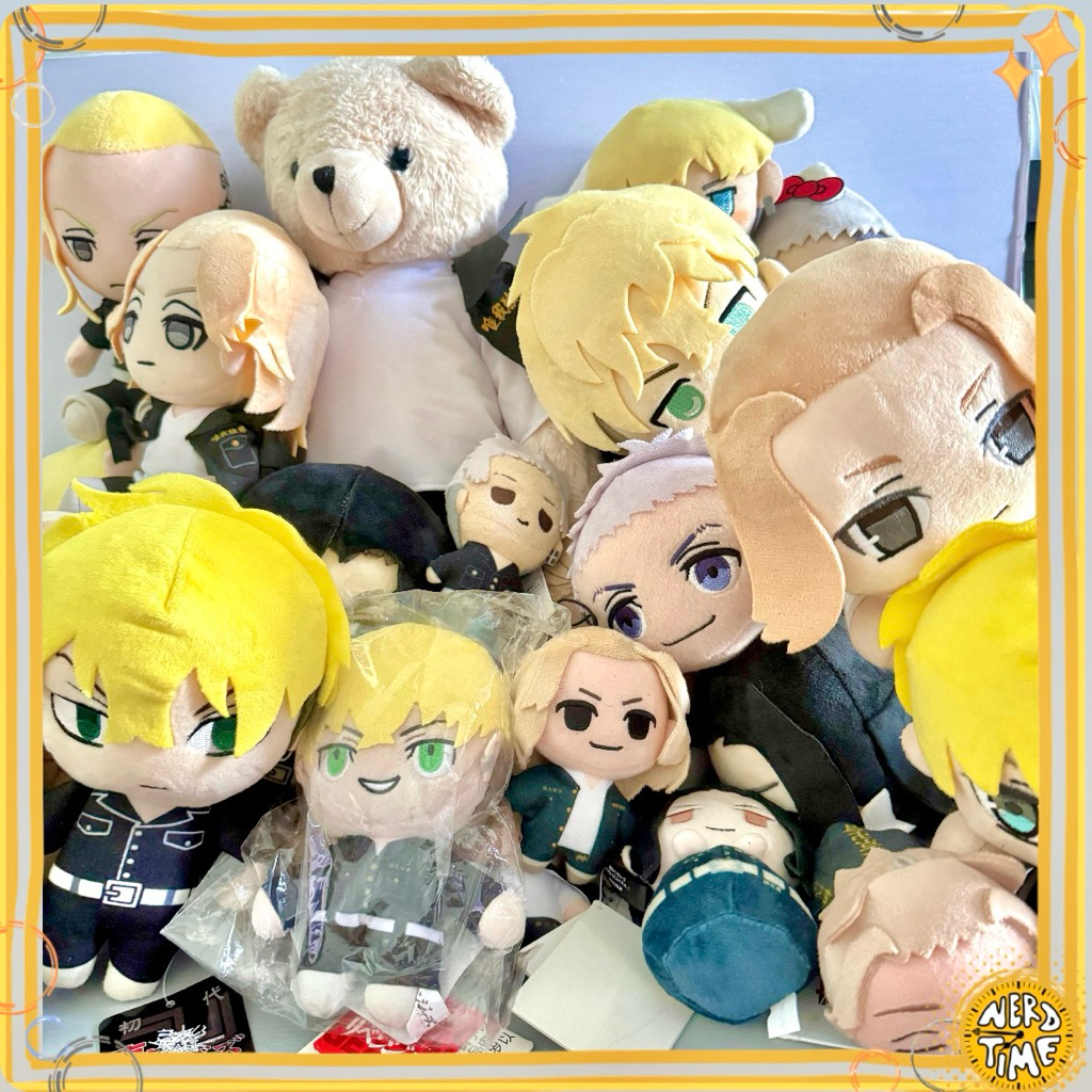 มากกว่าในภาพ✅ ตุ๊กตา Tokyo Revengers fuwa โตเกียว โตมัน ไมค์กี้ ดราเค่น มิตสึยะ mikey draken chifuyu mitsuya nui นุย