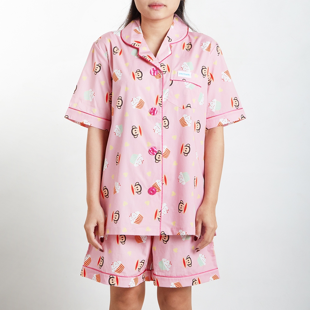 PAUL FRANK ชุดนอนกางเกงขาสั้นใส่ได้ทั้งชายและหญิง JULIUS CUPCAKE SHORTS SET