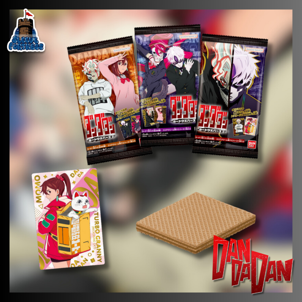 Bandai TV Anime Dandadan Wafer Vol.2 ของแท้จากญี่ปุ่น พร้อมจัดส่ง เวฟเฟอร์ 1 ชิ้น + การ์ดสะสม 1 ใบ