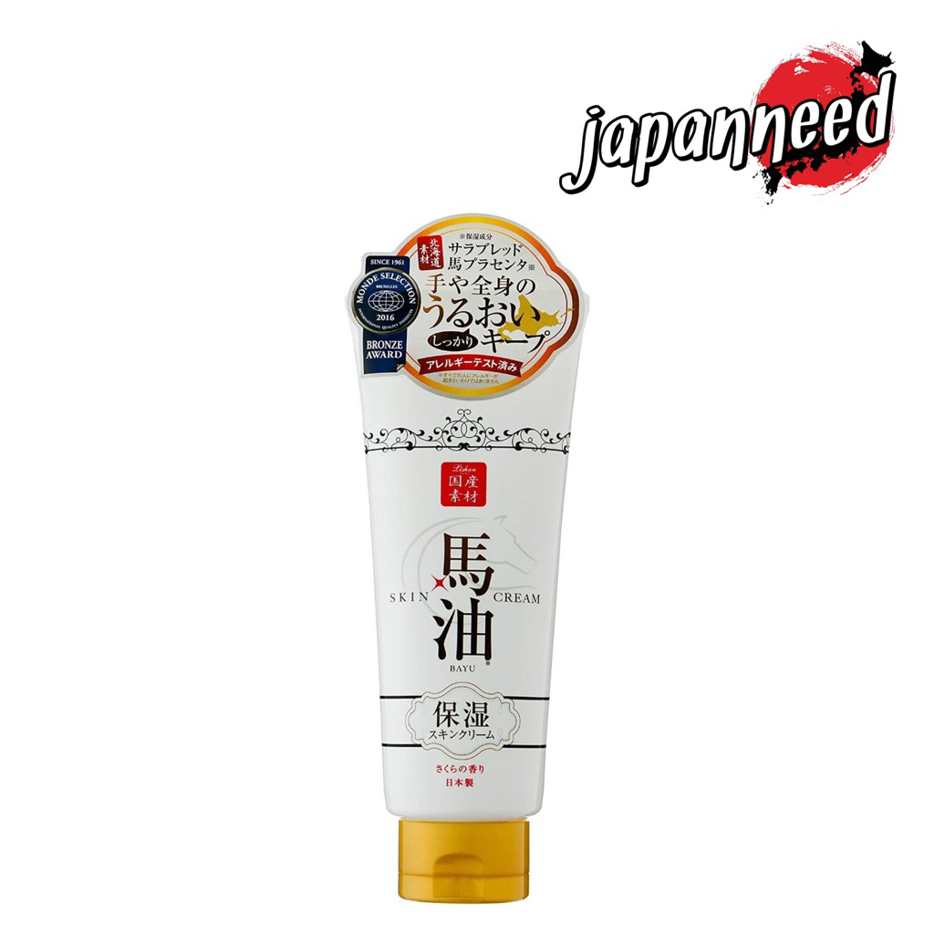 🐴[แท้🇯🇵💯] LISHAN BAYU Horse Oil Skin Cream ครีมน้ำมันม้าจากฮอกไกโด 200g จากญี่ปุ่น
