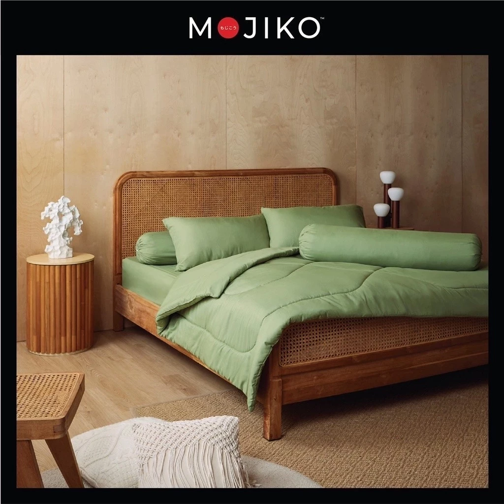 MOJIKO ผ้าปูที่นอนสีพื้น รัดมุม 4 มุม thumbnail 5