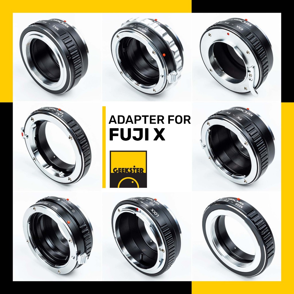 เมาท์แปลง K&F สำหรับ FUJI X / ฟูจิ Adapter ( FX / M42 / NIKON F / PK / OM / MD / CY / EXA / EF / XT Xpro fujifilm )
