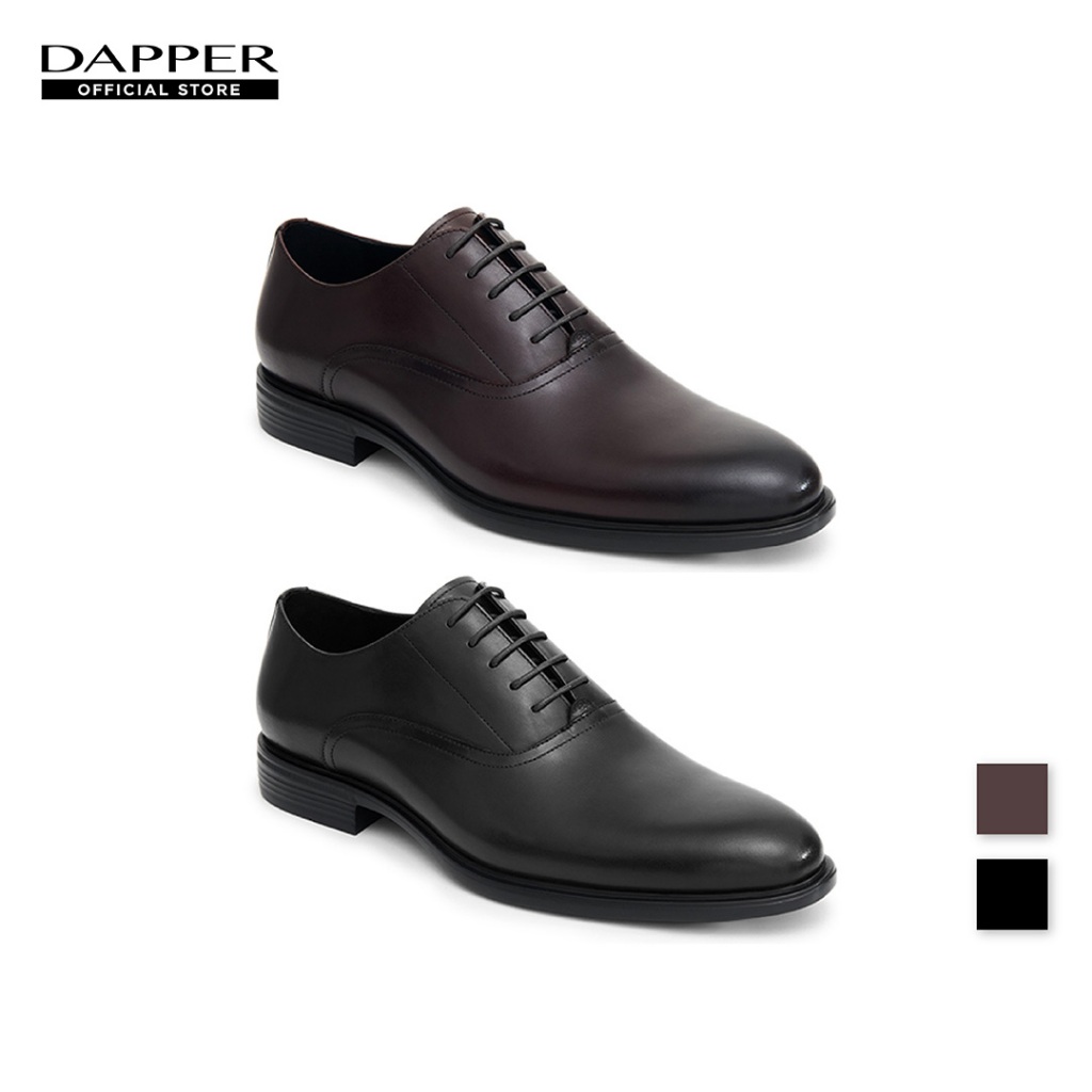 DAPPER รองเท้าหนัง แบบผูกเชือก Plain Toe Oxford มี 2 สี [HBK/718OX1]