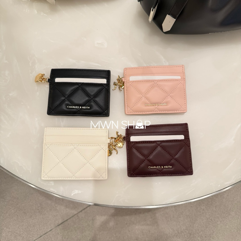 Charles&keith กระเป๋าใส่บัตร มีโค้ดลด30% arrietty พร้อมกล่อง ถุงกระดาษ ของแท้จากชอป ราคา ถูกที่สุด ดีลบีเคเค แกลเลอรีภาพที่ 3