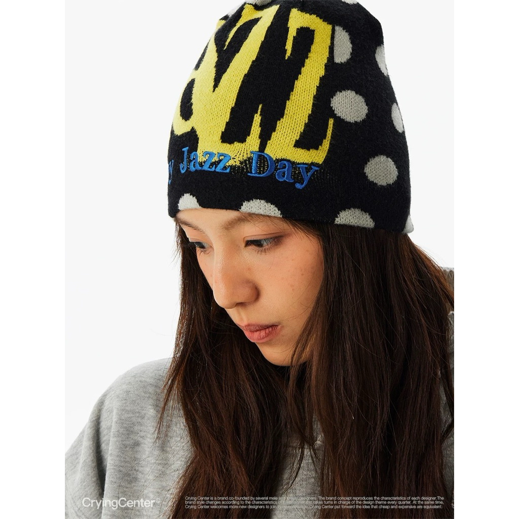 CryingCenter หมวกบีนนี่กันหนาวครายอิ้งเซ็นเตอร์ Happy JazzDay Beanie
