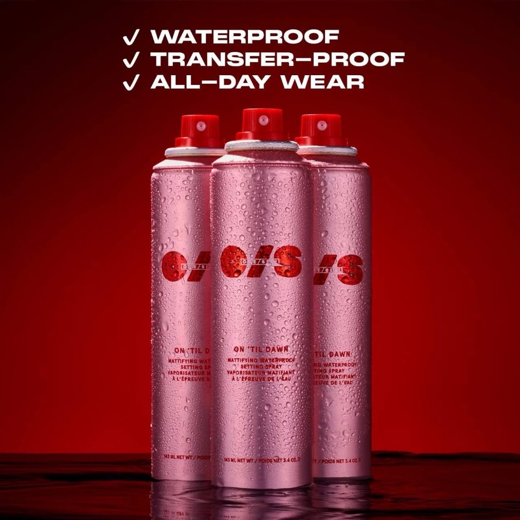 ONE/SIZE On 'Til Dawn Matte Waterproof Setting Spray สเปรย์เซ็ตผิวที่ติดทนนาน 24 ชั่วโมง พร้อมควบคุมความมันเพื่อสร้างเอฟ