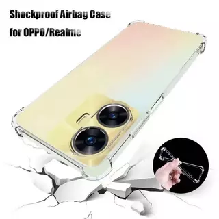 เคสกันกระแทก เคสใส ใช้สำหรับ Oppo Realme C71 C75 C75X C65 C67 C63 C61 C55 C53 C51 C35 C30 C30S C33 Note50 Note70 Case
