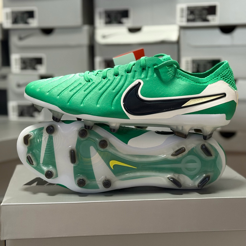 Nike Tiempo  10 Elite FG LV8 ตัวท็อปของแท้100% รหัส HJ7272-300💚