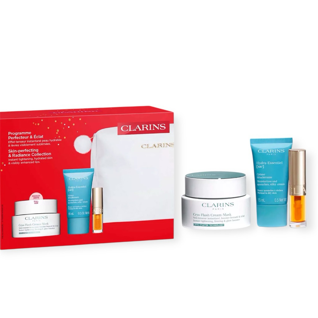 Clarins Cryo-Flash Cream-Mask ขนาด 75 ml ครีมมาร์คหน้า (ฉลากไทย)