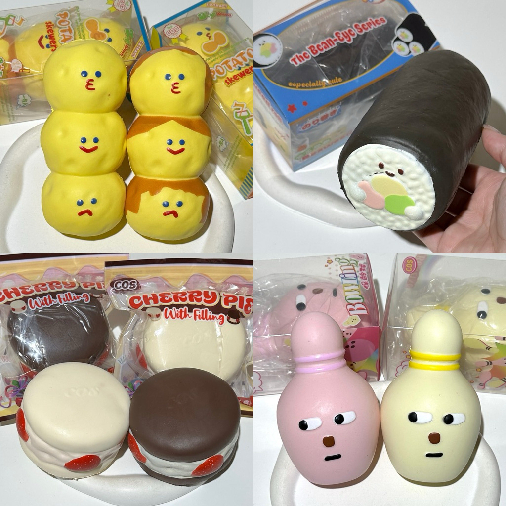 พร้อมส่ง‼️สกุชชี่ ‘ Cos ‘🍤🍳 รวมทุกแบบ💘 น่ารัก เนื้อดีมาก มีกลิ่นหอม 📍ดูรายละเอียดในคลิปรีวิวก่อนกด📍 