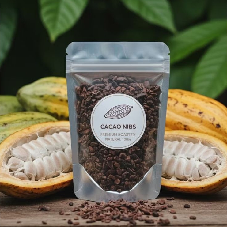 cacao nibs ธรรมชาติ100% 50กรัม