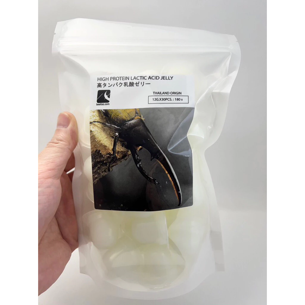 ⭐️Jelly High protein lactic 12g.x30 pcs. for Insect and Beetles.