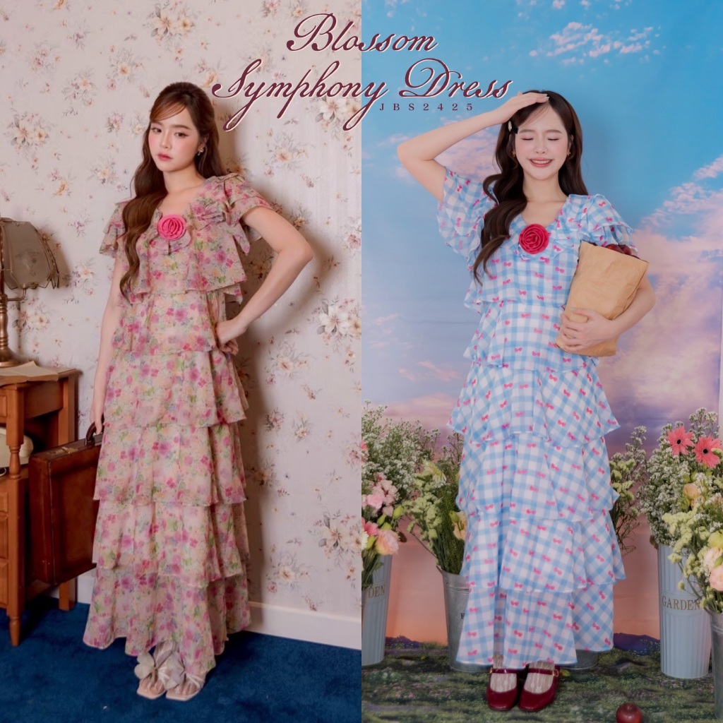 #JBS2425 Blossom Symphony Dress Joobs studio