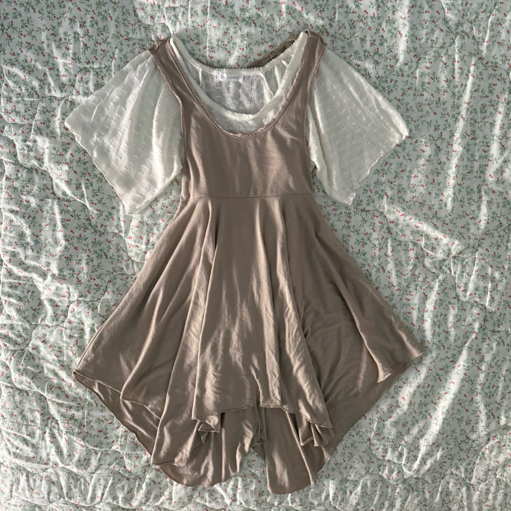 [มือ 2] set 2 pieces สไตล์แฟรี่ กรุยกราย mori kei *รายละเอียดอยู่ด้านล่างค่ะ*