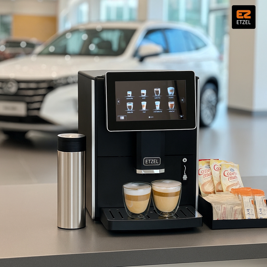 ส่งฟรี!! ETZEL เครื่องชงกาแฟอัตโนมัติ มีเครื่องบดในตัว รุ่น SN9501A Automatic coffee machine