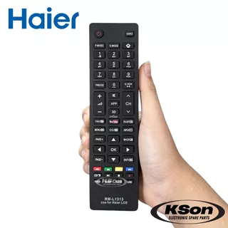 รีโมททีวี ไฮเออร์ ใช้กับทีวี ไฮเออร์ รุ่นเก่าได้ทุกรุ่น Universal Haier TV Remote Control รุ่น RM-L1313